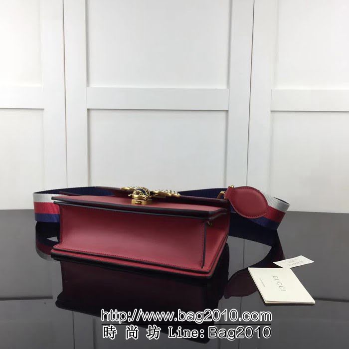 GUCCI古馳原單 新款專櫃品質高仿原單質量實物實拍476541全皮 大紅手提包 波士頓包 HY1290